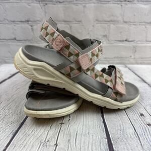 Ecco X-Trinsic Women's 5 Sandals Textile Outdoor Hiking Hook and Loop‎